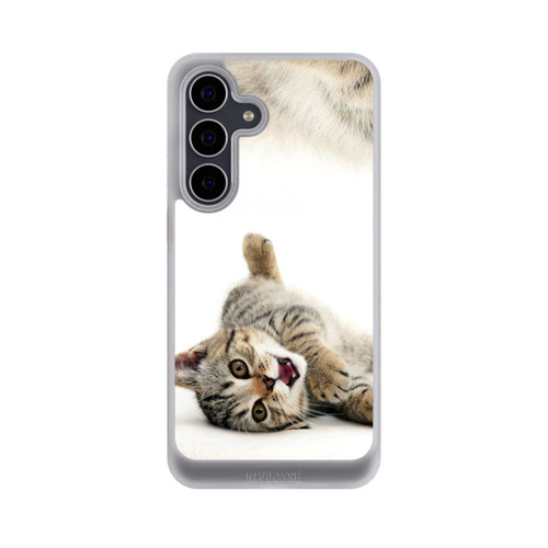 Samsung Galaxy S25 FE NIVOcore Cat Rolling around
