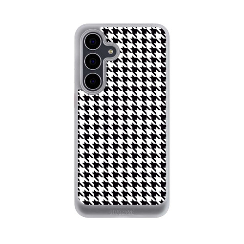 Samsung Galaxy S25 FE NIVOcore Houndstooth black-white