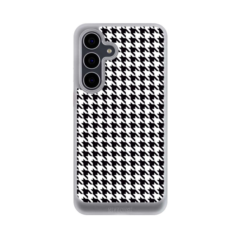 Galaxy S25 FE NIVOcore Houndstooth black-white