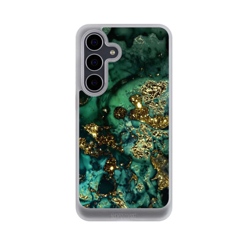 Samsung Galaxy S25 FE NIVOcore Cyan Glitzer Marmorlook