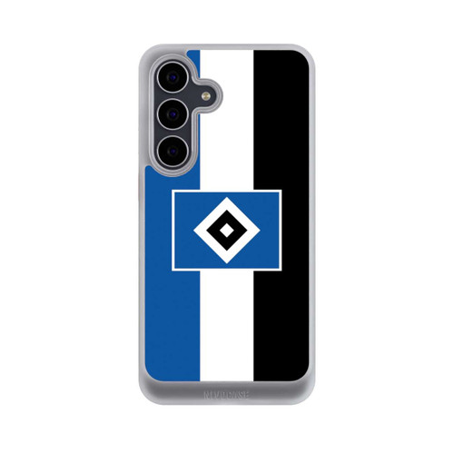 Samsung Galaxy S25 FE NIVOcore HSV Streifen - Blau-Weiß-Schwarz