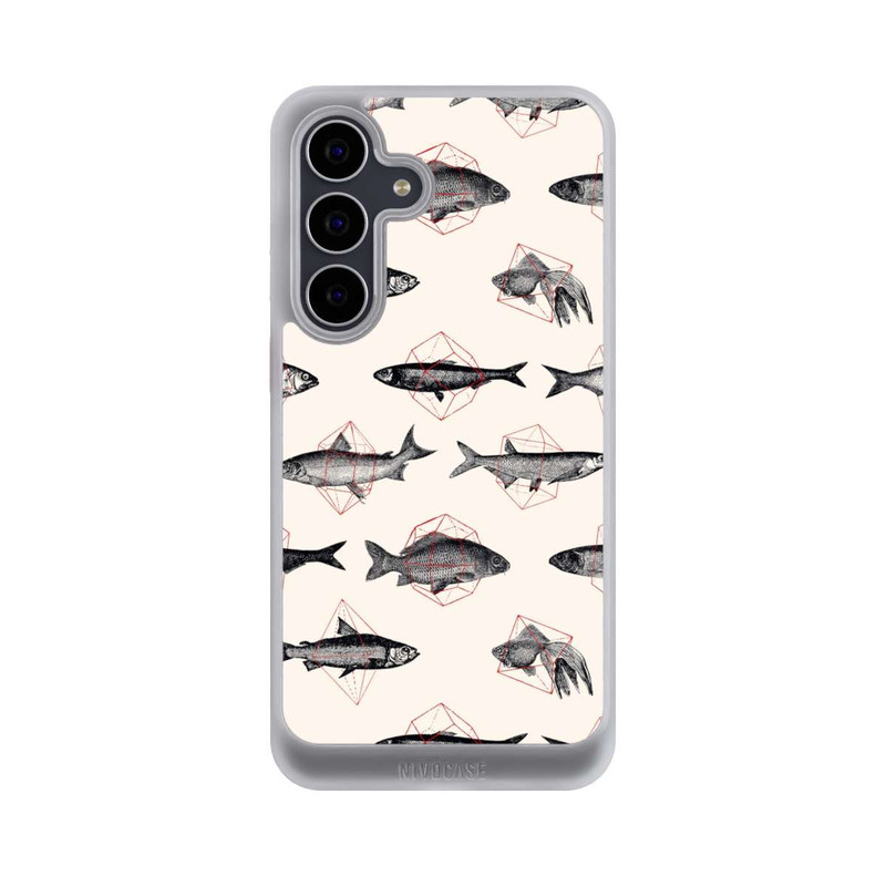 Galaxy S25 FE NIVOcore Fische in Geometrie