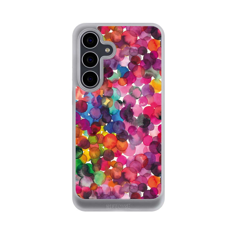 Galaxy S25 FE NIVOcore Überlappende Aquarellpunkte