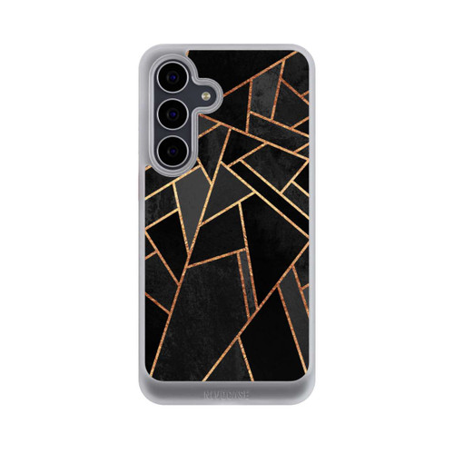 Samsung Galaxy S25 FE NIVOcore Schwarze Nacht Gold Druck