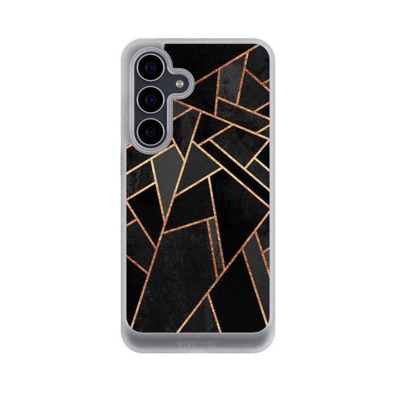 Galaxy S25 FE NIVOcore Schwarze Nacht Gold Druck