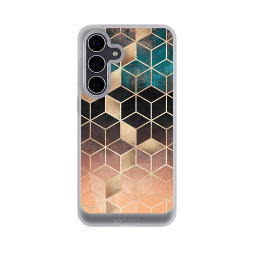 Samsung Galaxy S25 FE NIVOcore Ombre Traum Würfel Gold Druck