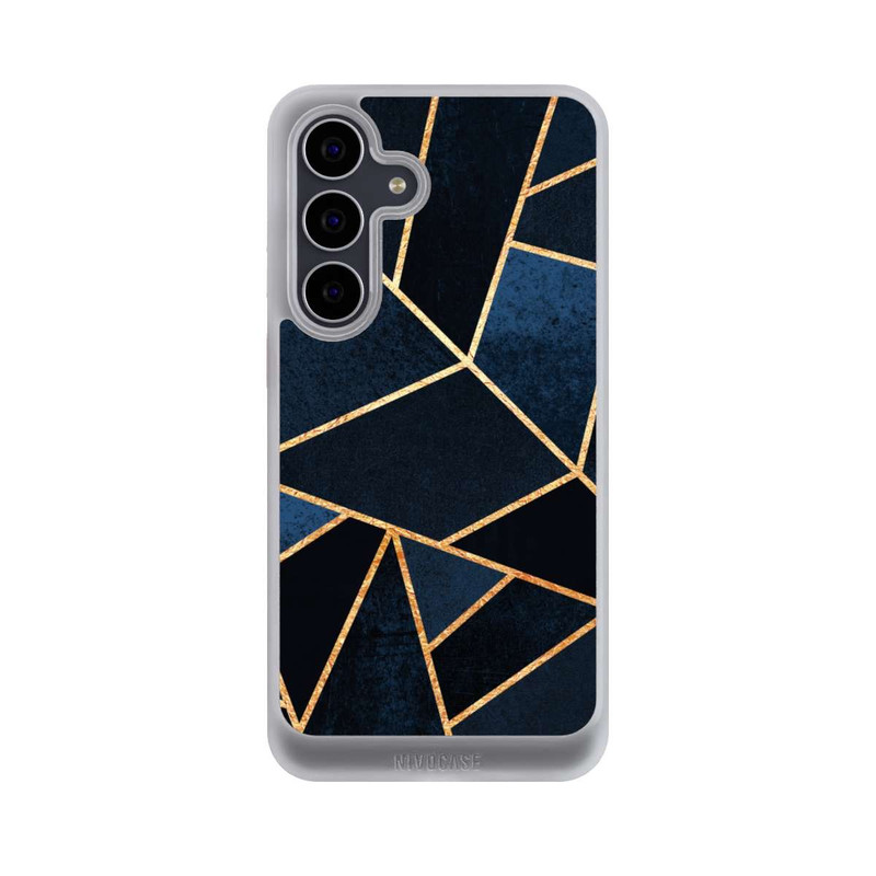 Galaxy S25 FE NIVOcore Navy Stein Golddruck