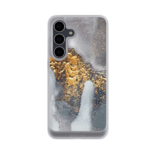 Samsung Galaxy S25 FE NIVOcore Beton-Gold-Glitzerlook