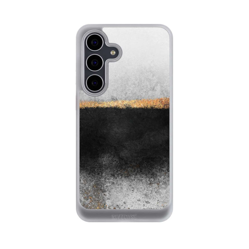 Galaxy S25 FE NIVOcore Soot and Gold Print