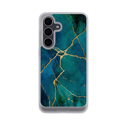 Samsung Galaxy S25 FE NIVOcore Mineral glamour blue gold look