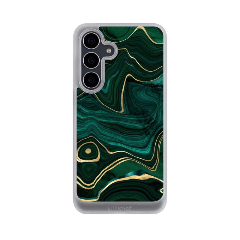 Galaxy S25 FE NIVOcore Malachite gold print