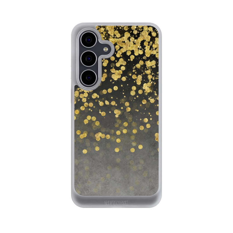 Galaxy S25 FE NIVOcore glänzender Goldregen