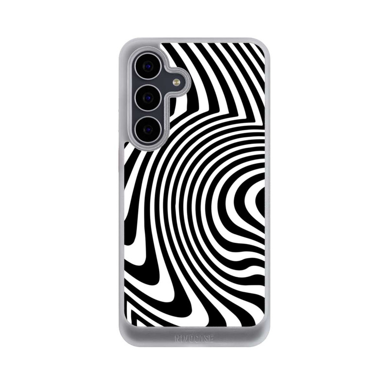 Galaxy S25 FE NIVOcore Vagues noires et blanches