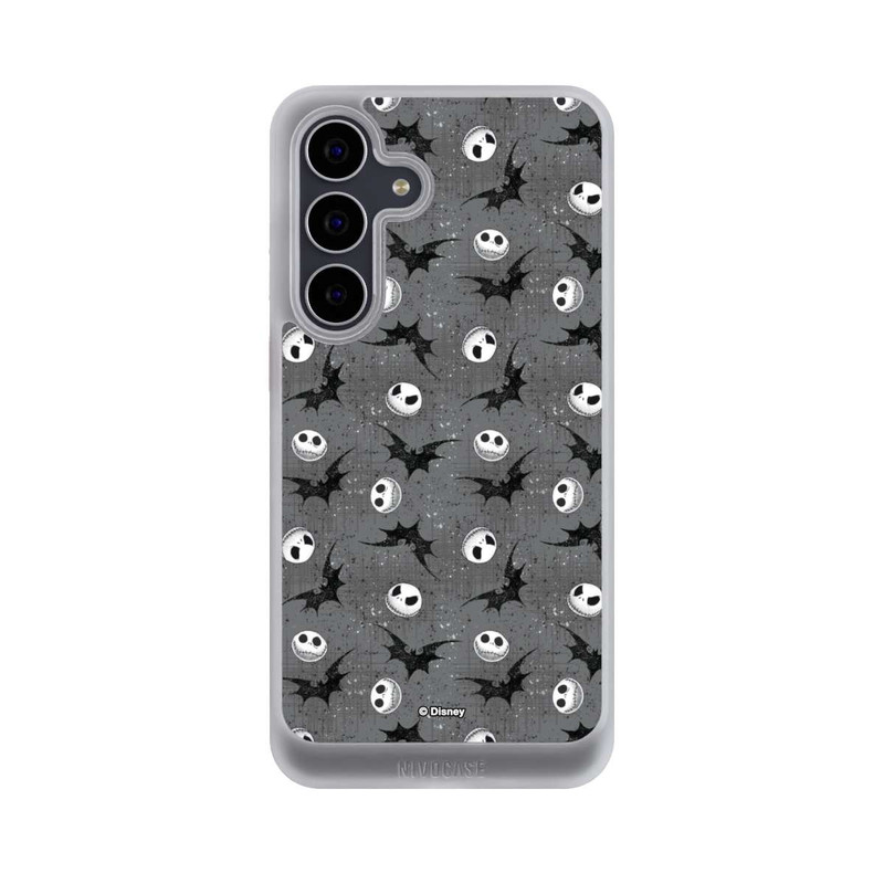 Galaxy S25 FE NIVOcore Jack Grey Pattern Tim Burtons Nightmare before Christmas