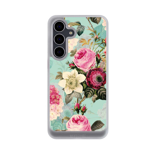 Samsung Galaxy S25 FE NIVOcore Turquoise Wallpaper Roses