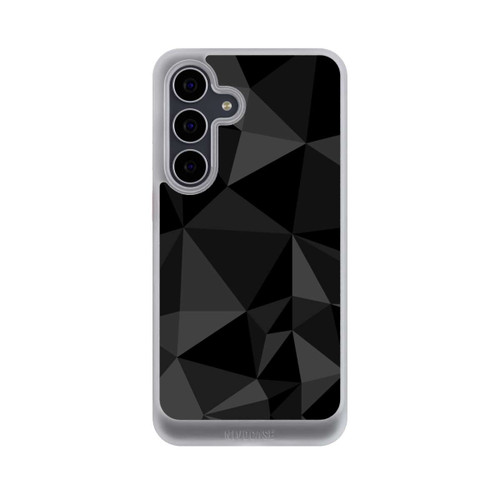 Samsung Galaxy S25 FE NIVOcore Polygonmuster schwarz