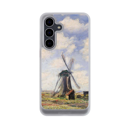 Samsung Galaxy S25 FE NIVOcore Tulpenfelder mit der Rijnsburger Windmühle von Claude Monet