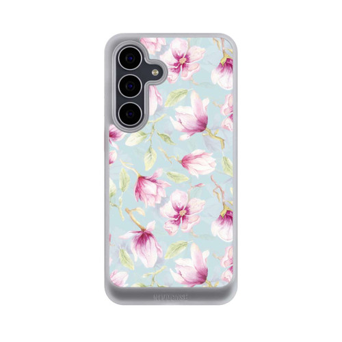 Samsung Galaxy S25 FE NIVOcore Magnolien auf Blau