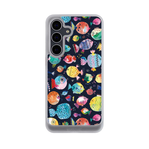 Samsung Galaxy S25 FE NIVOcore Strandkugelfische Kinder Marineblau