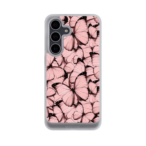 Samsung Galaxy S25 FE NIVOcore Rosa Schmetterling-Muster