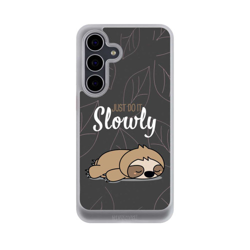 Samsung Galaxy S25 FE NIVOcore Just Do It Slowly Sloth Grey