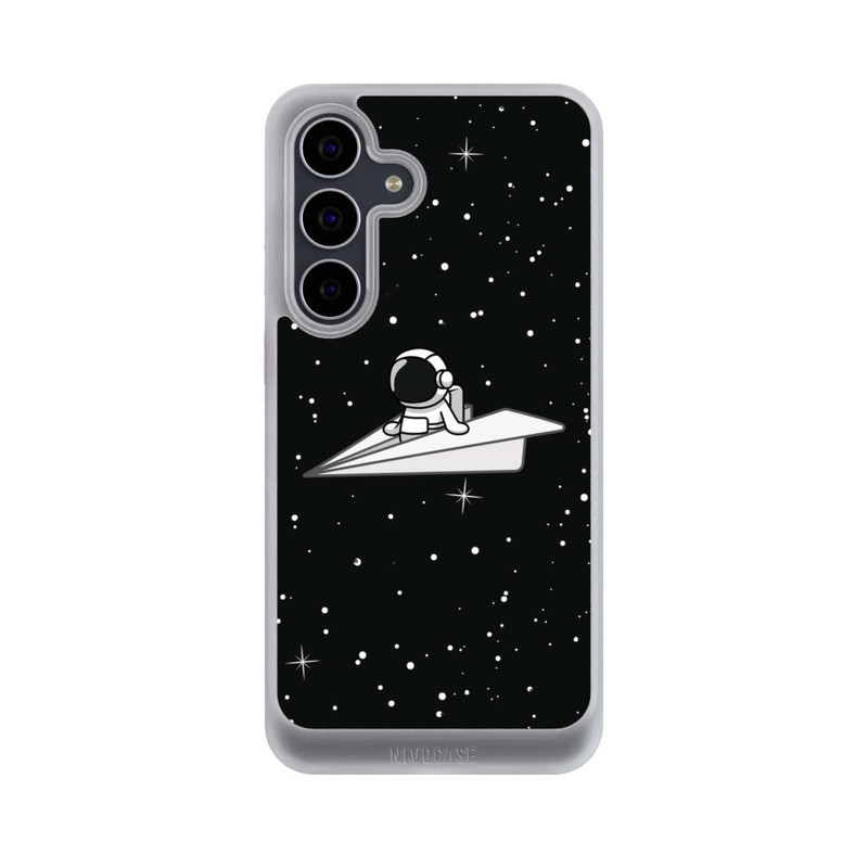 Galaxy S25 FE NIVOcore Astronaut Paper Plane Comic