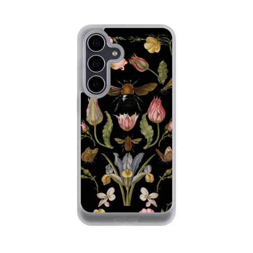 Samsung Galaxy S25 FE NIVOcore Wildblumen und Biene Schwarz