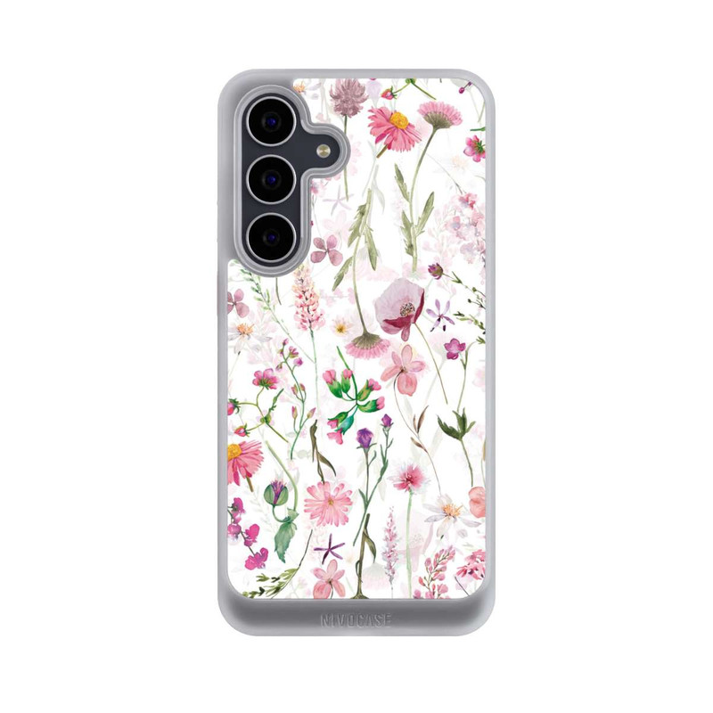Galaxy S25 FE NIVOcore Prairie de fleurs roses