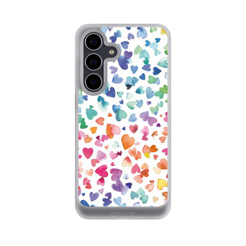Samsung Galaxy S25 FE NIVOcore Liebesherzen aquarell