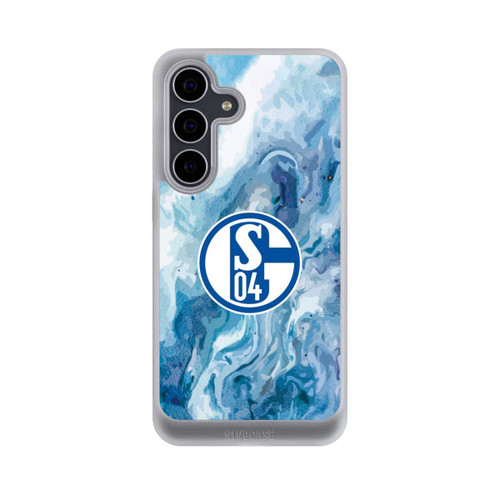 Samsung Galaxy S25 FE NIVOcore Schalke 04 Flüssig Blau