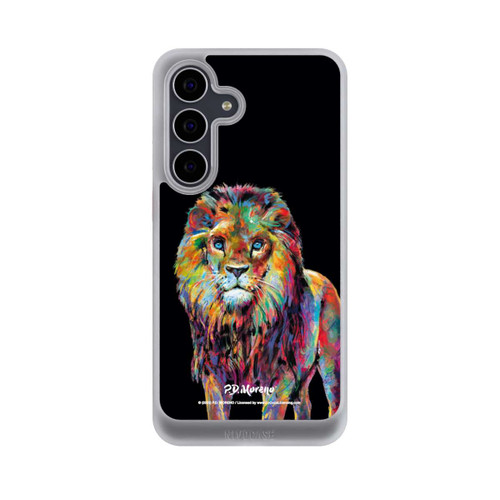 Samsung Galaxy S25 FE NIVOcore Löwe Bunte Kunst von P.D. Moreno