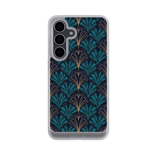 Samsung Galaxy S25 FE NIVOcore Art Deco Teal Gold Seamless