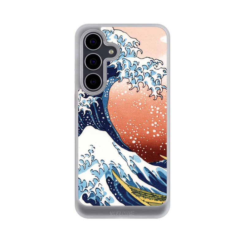 Galaxy S25 FE NIVOcore La Grande Vague de Kanagawa Rouge