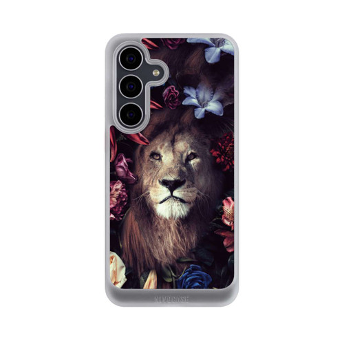 Samsung Galaxy S25 FE NIVOcore Löwe Blumenrahmen