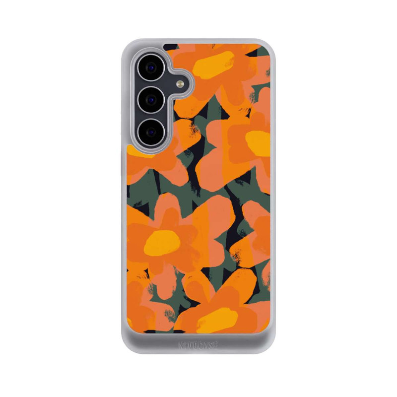 Galaxy S25 FE NIVOcore Blumenwiese Orange