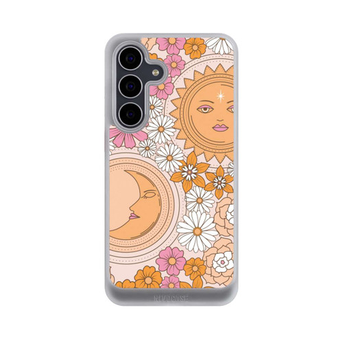 Samsung Galaxy S25 FE NIVOcore Mond-Sonne-Blumen