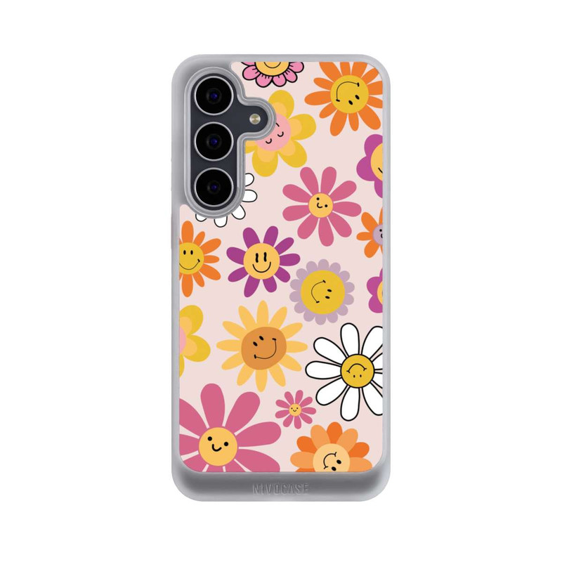 Galaxy S25 FE NIVOcore Smiles Pink Flowers