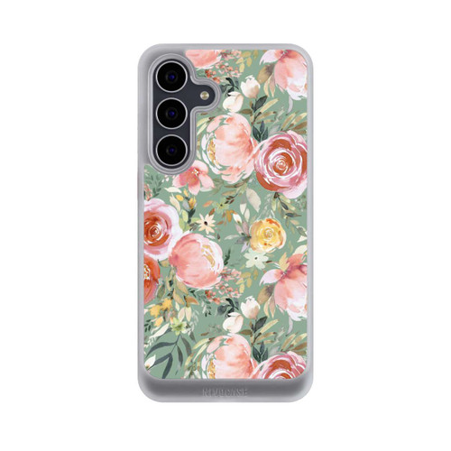 Samsung Galaxy S25 FE NIVOcore Pastellfarbener Pfingstrosenstrauß