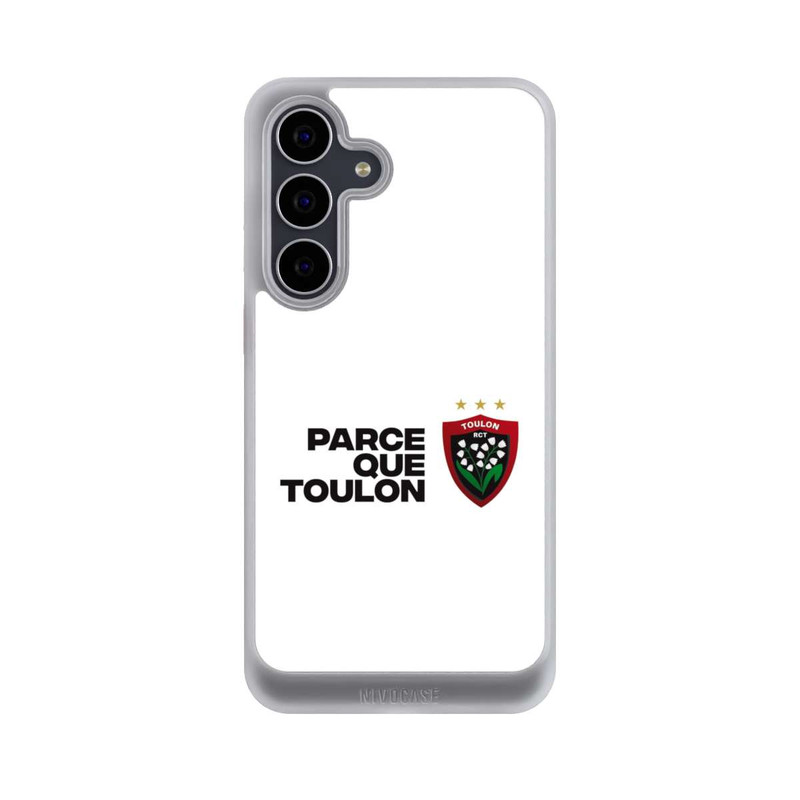 Galaxy S25 FE NIVOcore RC Toulonnais PQT Weiß