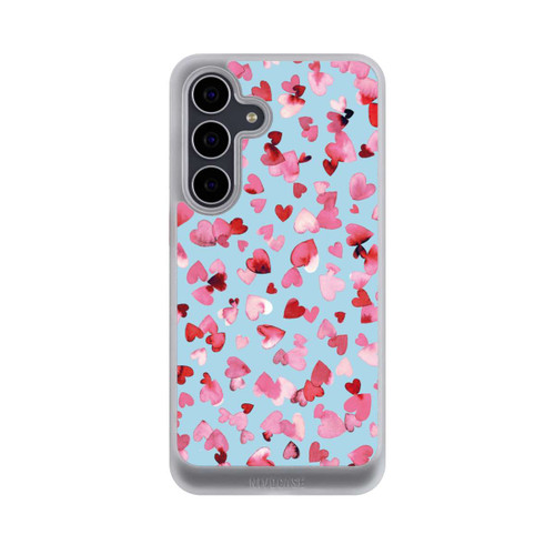 Samsung Galaxy S25 FE NIVOcore Valentinstagsherzen in rosa blau