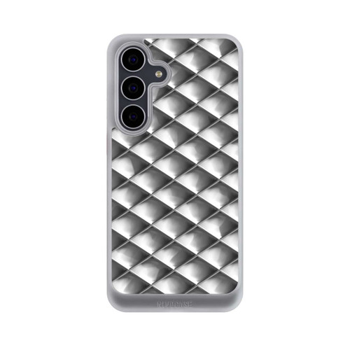 Samsung Galaxy S25 FE NIVOcore Glamour Silver Squares