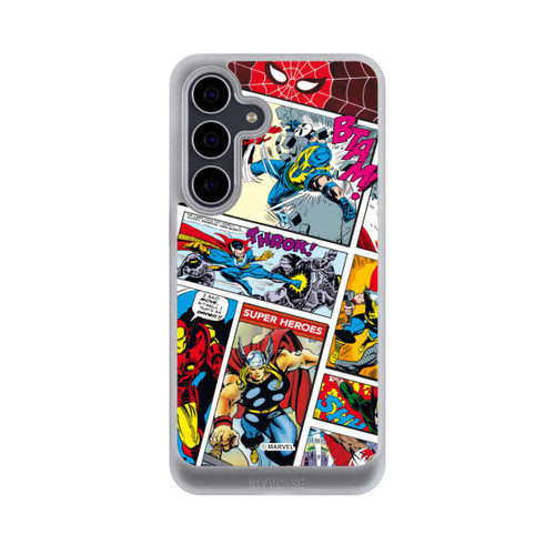 Samsung Galaxy S25 FE NIVOcore Marvel Retro Comic Blue