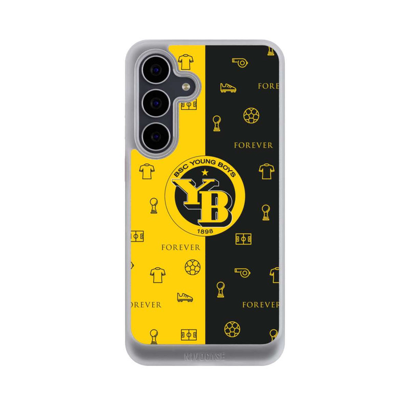 Galaxy S25 FE NIVOcore BSC YB Yellow Black Pattern