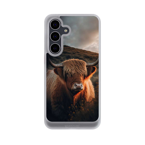 Samsung Galaxy S25 FE NIVOcore Hochland Rind mit großen Hörnern mit KI