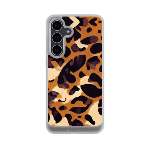 Samsung Galaxy S25 FE NIVOcore Leo Pattern hellbraun