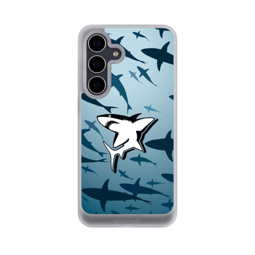 Samsung Galaxy S25 FE NIVOcore Haie Muster Blau