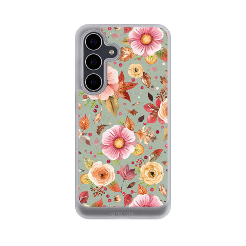 Samsung Galaxy S25 FE NIVOcore Herbstblumen Weiches Grün