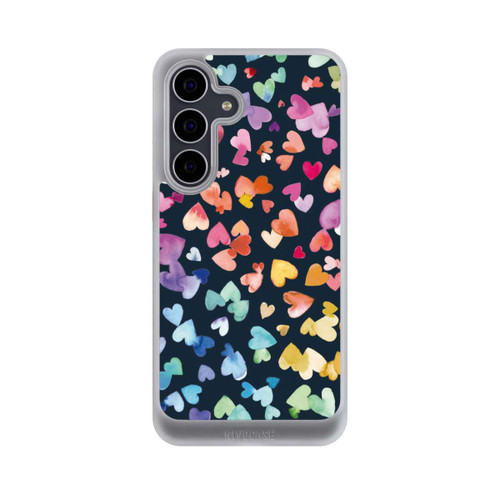 Samsung Galaxy S25 FE NIVOcore Valentinstag Herzen Schwarz