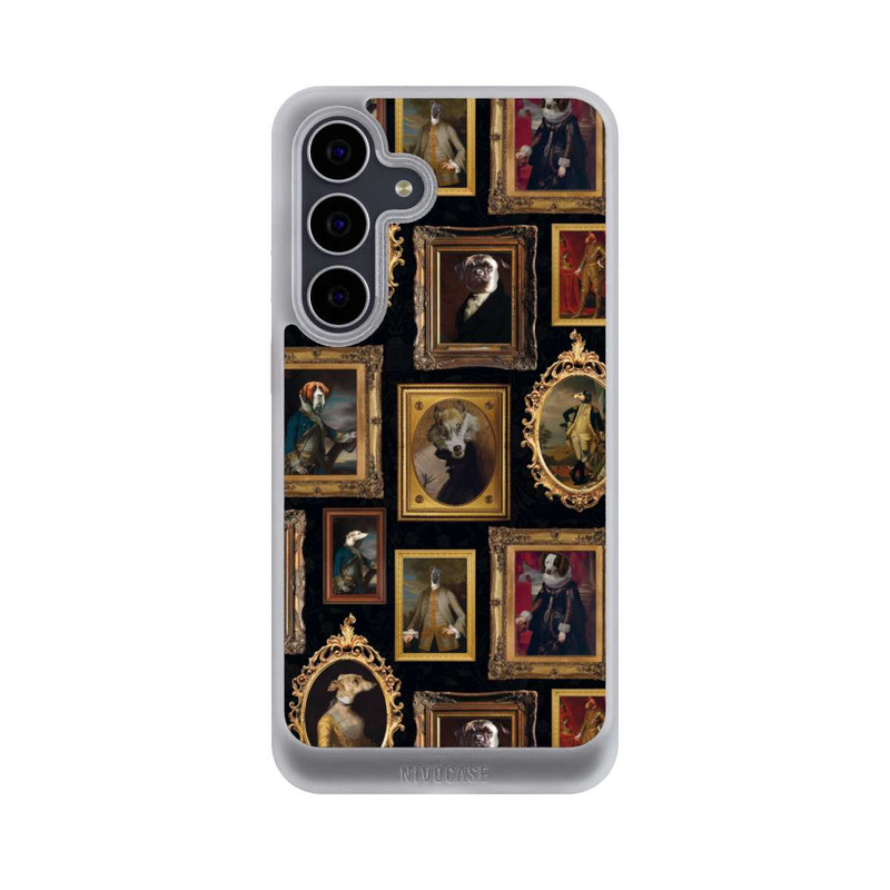 Galaxy S25 FE NIVOcore Dog Ancient Frame Pattern with AI