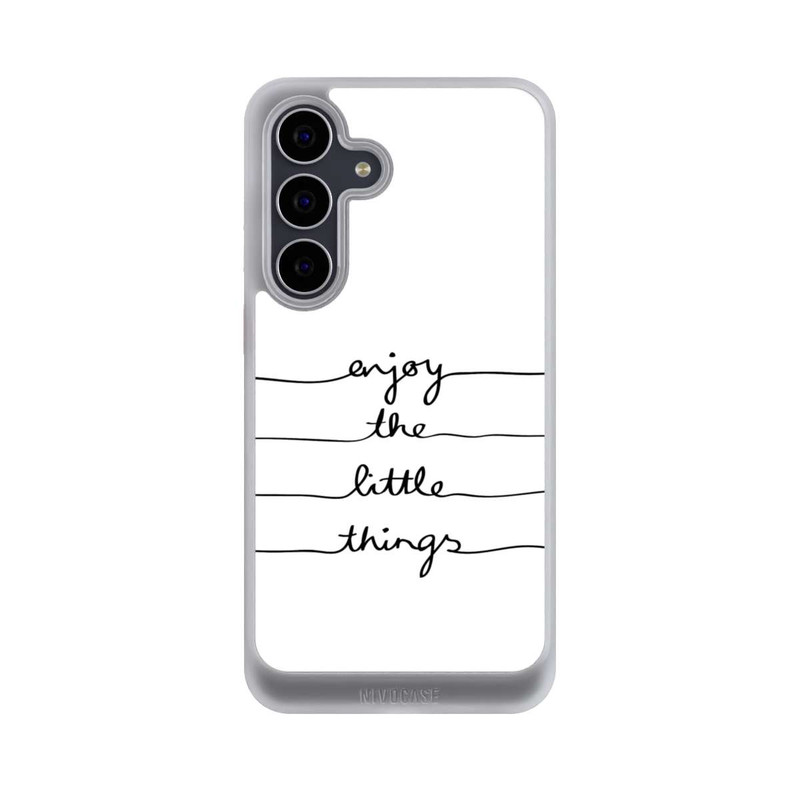 Galaxy S25 FE NIVOcore Enjoy The Little Things White